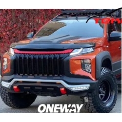 Ön Tampon Koruma Gündüz Ledli  -Ön Tampon Plate Mitsubishi L200 2019+